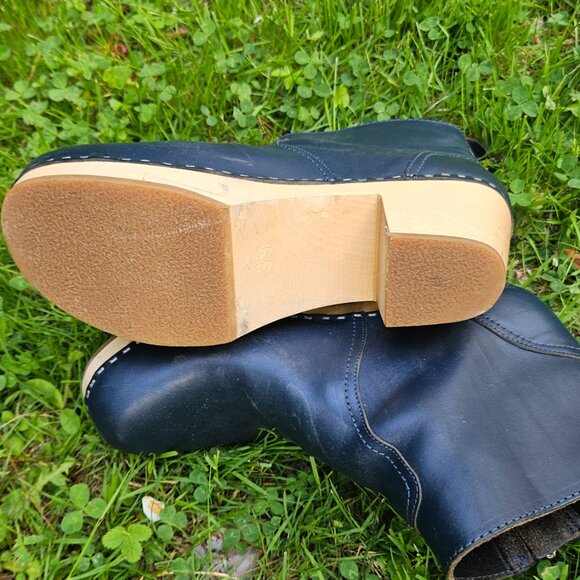 Swedish Hasbeens, Women's Leather Ankle Boot, gently used - sz 39 - $200 - Picture 7 of 13